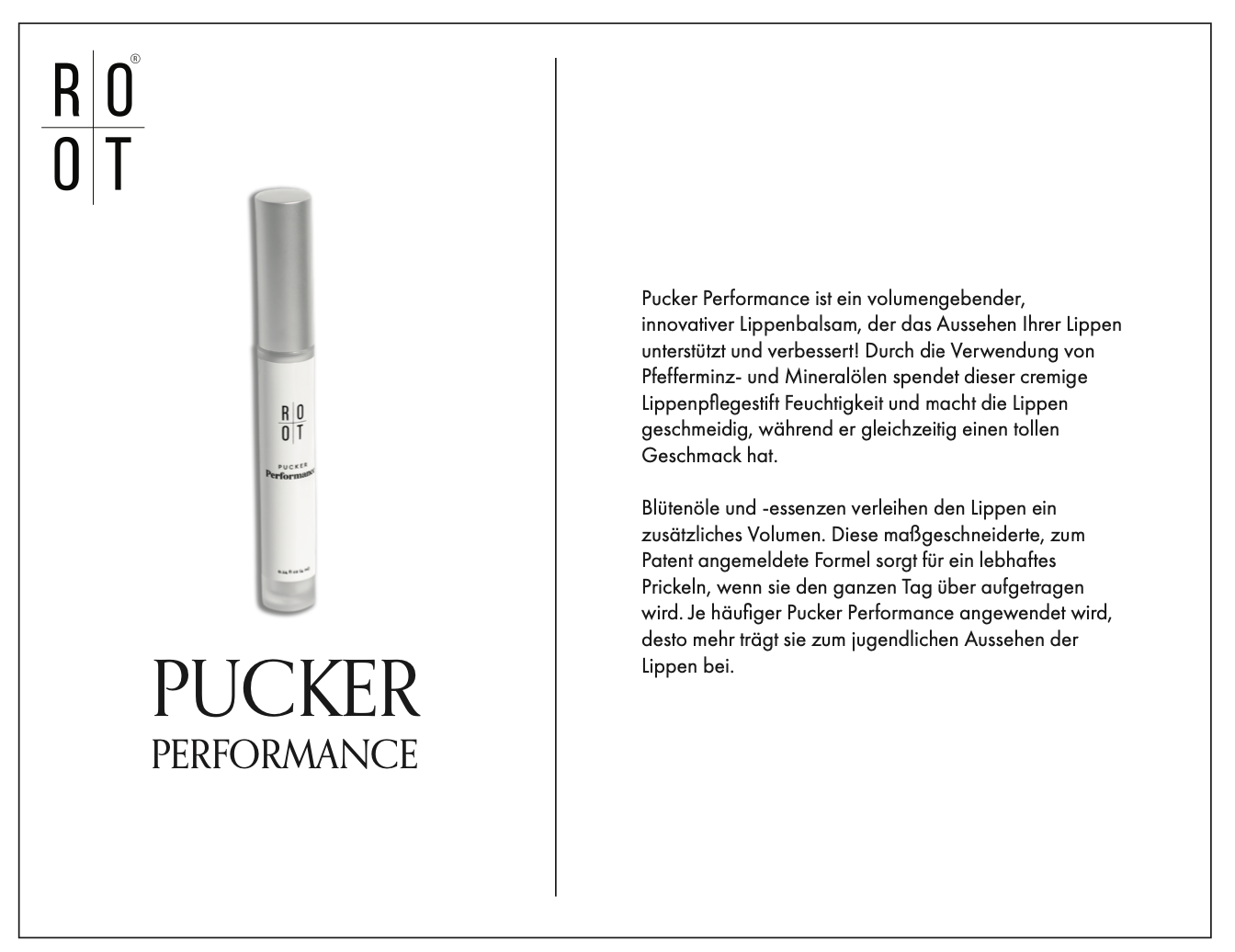 pucker cutsheet